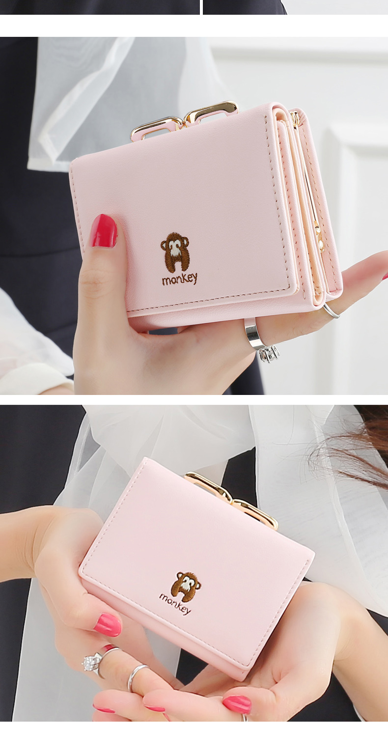 Ví nữ YADAS Phụ nữ ngắn Nhật Bản và Hàn Quốc Mini Mini Ví sinh viên Ví tiền Ví Ví ví coach nam