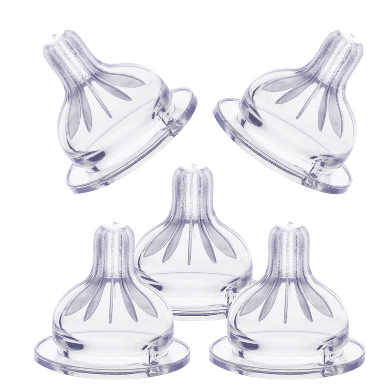 Auspicious Small Fish Baby Silicone Pacifier Wide Bore Bottle Universal Newborn Baby Round Round Pacifier 5 Fit