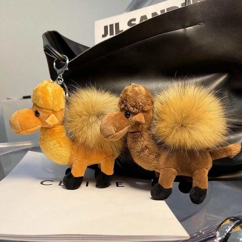 Ningxia Tourist Souvenir Popular Keychain Hot-Selling Camel Plush Toy New High-End Tiktok Camel Keychain
