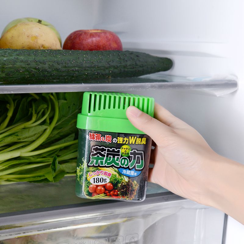 Japan Imported Refrigerator Deodorant Deodorant for Deodorant Household Germicidal Disinfection Except for Taste Boxes Fresh to Taste Bamboo Charcoal Bag