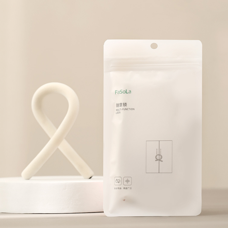 Fasola Versatile Hook, Deformable Hook, Multifunctional, Can Be Bent Freely, Universal Hook, Can Be Locked at Will