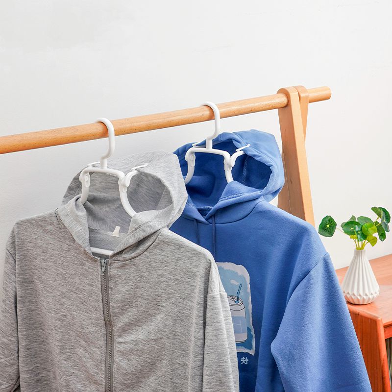 Day-style folding and folding connecting cap clothes hanger Dormitory Closet space necropolis drying rack High-neck sweater anti-deformation brace
