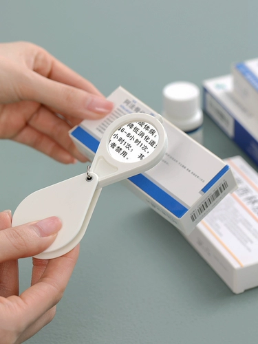 Складной брелок, лупа