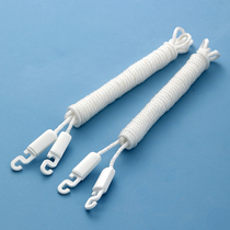 Clothesline indoor punch-free windproof non-slip outdoor drying rope bold quilt outdoor fixed for drying clothes