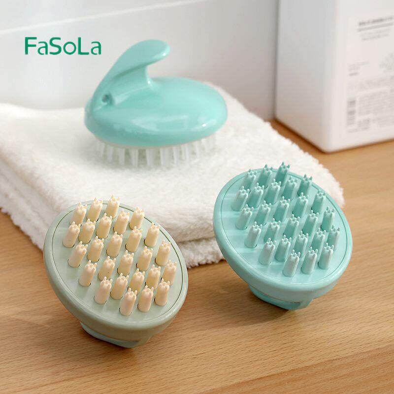 Japanese silicone wash hair brush hard tooth massage comb head head scalp scrub hair hair comb