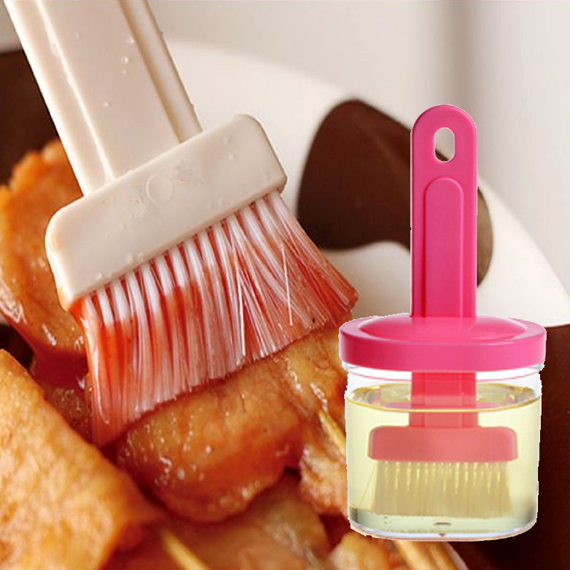 Japanese kitchen oil brush barbecue brush brush baking pancake baking tools seasoning sauce brush omelette anti-spill oil pot non-toxic