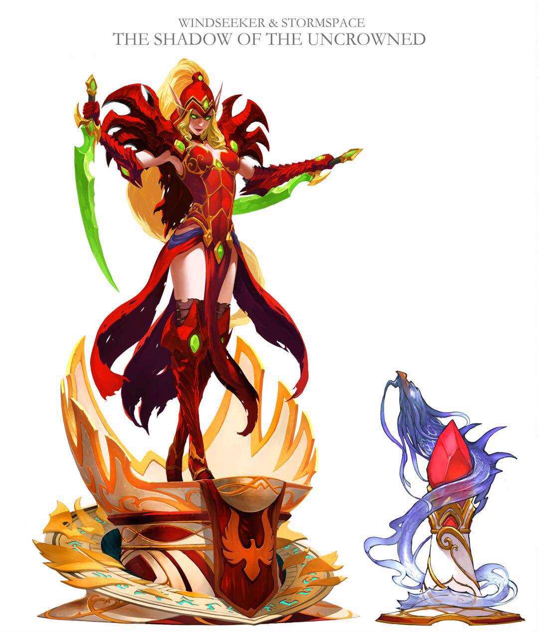 Meng Buo GK WD1 4 Wa Mei Vali La Vali floating dragon limited model statue