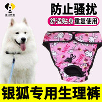 Silver Fox Dog menstmenstmenstrual physiological pantsAunt tissue tissue anti-matching artifact safety pants
