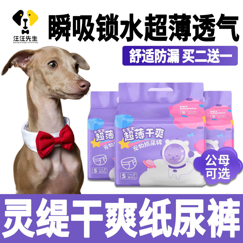 Hearty Special Aunt Napkins Urinals Pants Public Dog Politeness Belt Case False Physiologic Safety Pants Small Mother Dog Urine Sheet Large Dog 