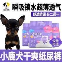 Small Deer Dog Special Aunt Napkins Urinals Pants Public Dog Politeness Belt Case Fake Physiology Pants Small Canine Dog Urine Not Wet Sheet