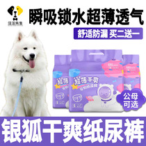 Silver Fox Special Aunt Napkins Urinals Pants Public Dog Politeness Belt Case False Physiologic Safety Pants Small Mother Dog Urine Sheet Large Dog