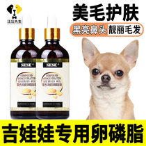 Pet hair loss for chihuahua special dog to prevent hair removal of black nose