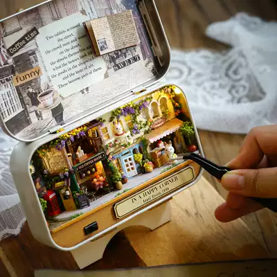 Zhikya house diy cottage box theater handmade toy house assembly model creative birthday gift woman