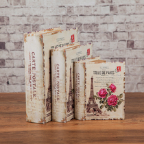 Retro Book Euro-style library bookboard decoration bookbook photography props simulation book simulation box large number