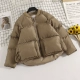 Mùa đông mới, áo khoác ngắn xuống cho nữ phiên bản Hàn Quốc của quần áo rộng rãi hoang dã áo khoác chic chic áo khoác cotton 7166