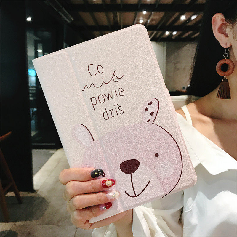 Cartoon new iPad10 2 inch protective sleeve Mini 1 swivel air2 silicone cover mini3 4 full package 5 soft shell 6