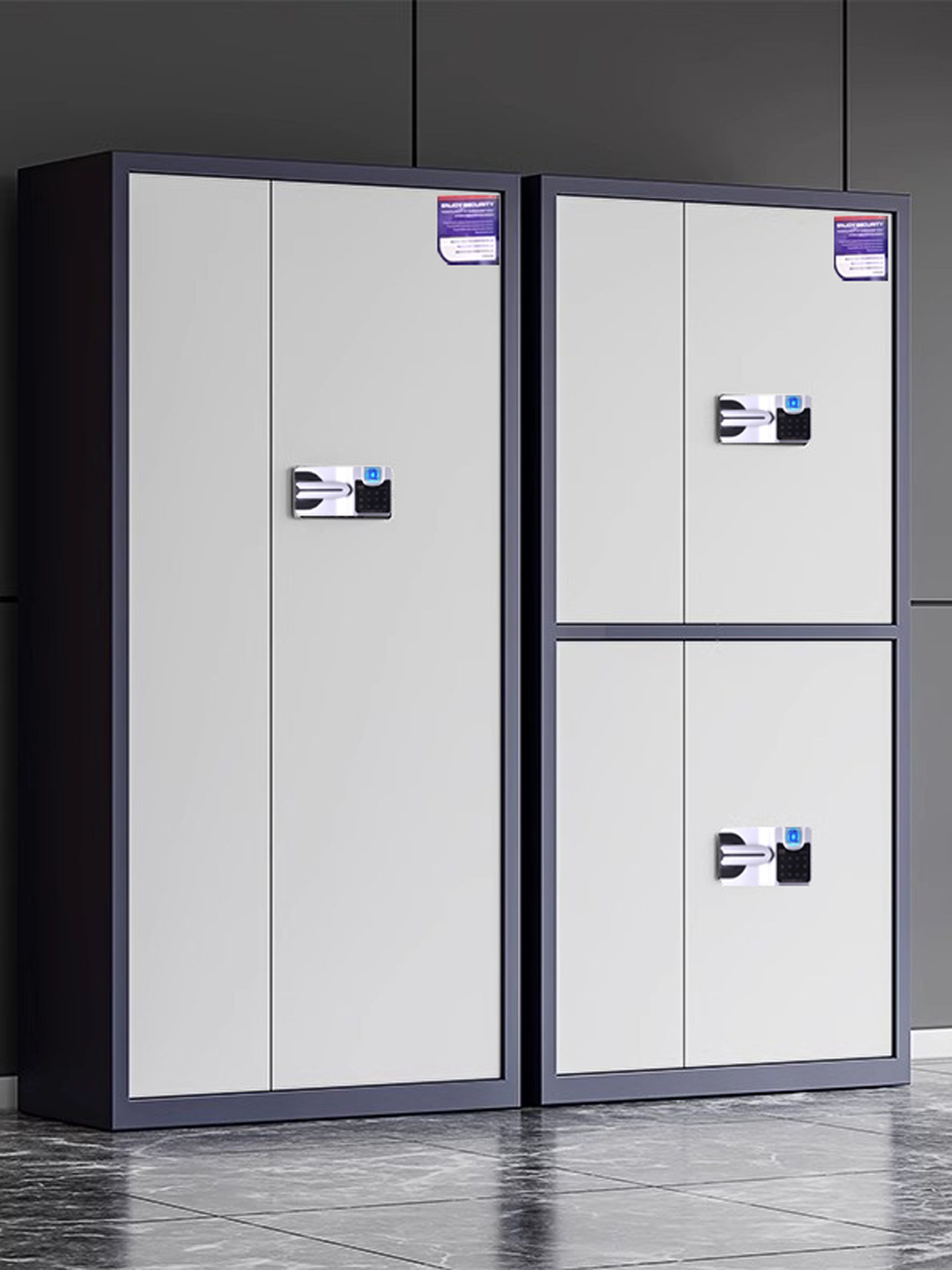 Security Cabinet with Electronic Password Lock, File Cabinet, Home Fingerprint Safe, Financial Office Safe, Low Cabinet, Thickened