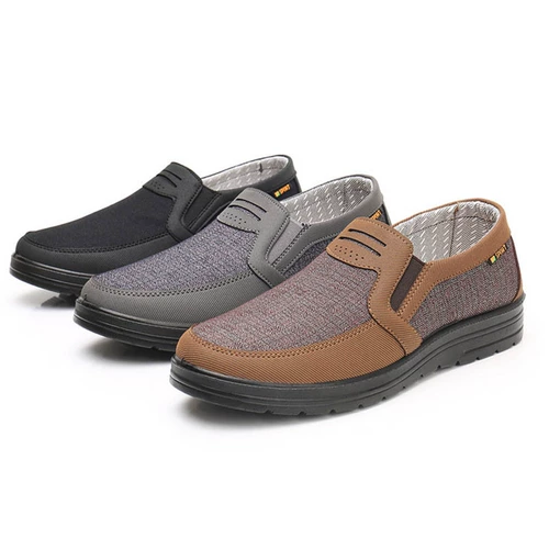 Слипоны, нескользящая спортивная обувь на платформе для отдыха, мягкая подошва, большой размер, для среднего возраста