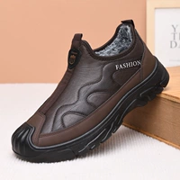 Доминирующий кофейный цвет M202 мужской хлопчатобумажной обуви