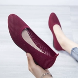 Слипоны, летние туфли, дышащая повседневная обувь для матери, нескользящие сандалии