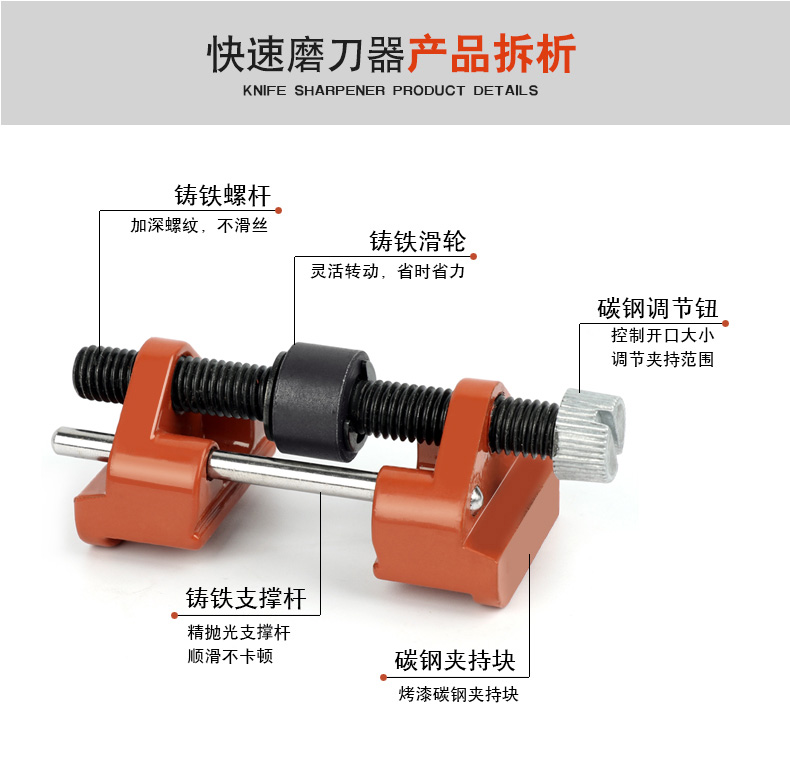 Ai Ruize nhanh cố định góc mài gỗ công cụ gia dụng dụng cụ gia đình ngoài trời mài đục máy bào lưỡi thép