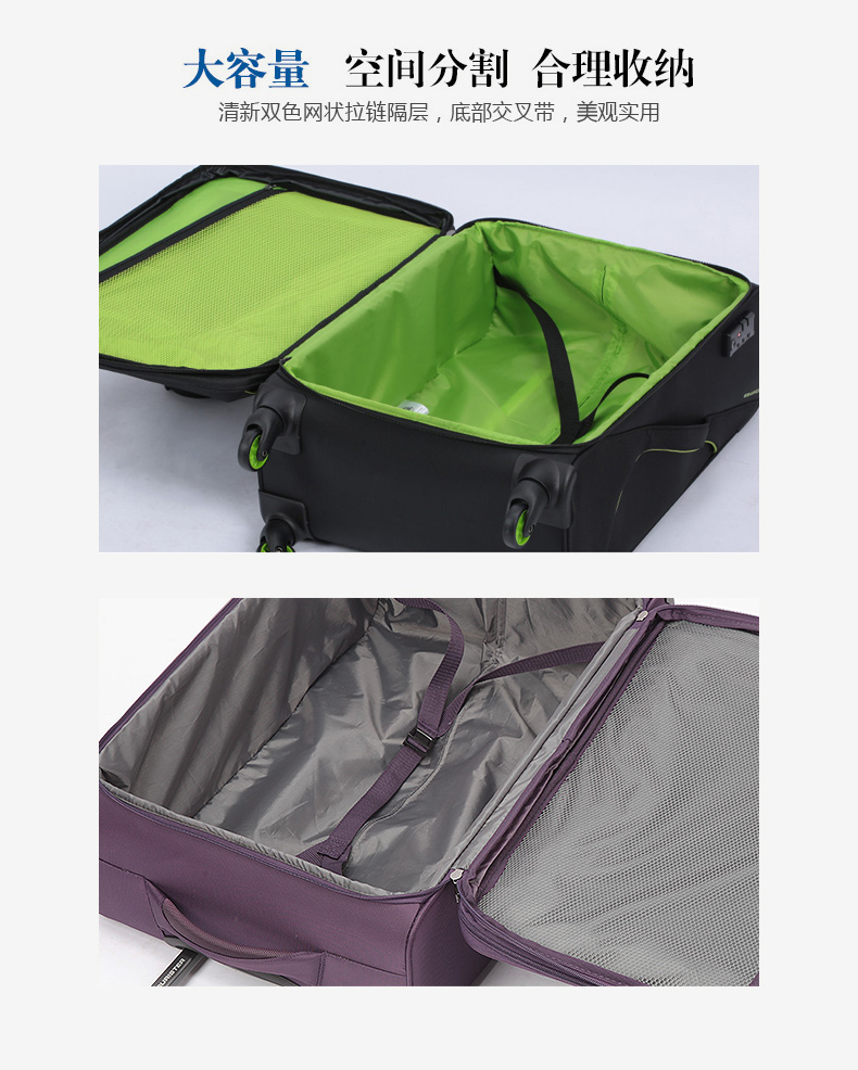 Samsonite / Samsonites beauty du lịch mới BG6 xe đẩy vali vali vali nam vali vali vải