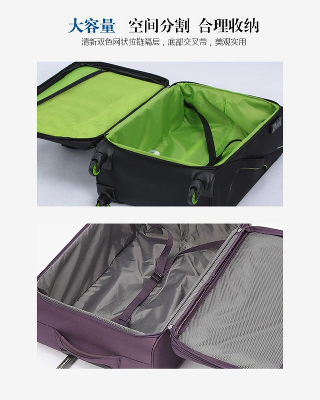 Samsonite / Samsonites beauty du lịch mới BG6 xe đẩy vali vali vali nam vali