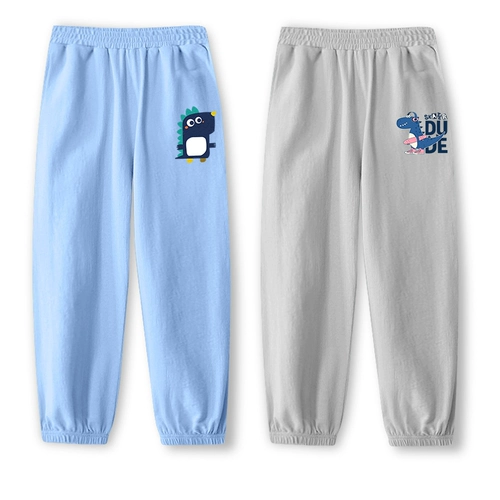 Детские тонкие штаны, средство от комаров для мальчиков, детское хлопковое летнее термобелье для отдыха