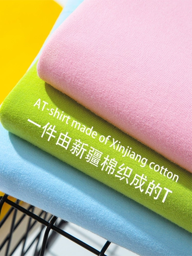 Летняя футболка с коротким рукавом, хлопковая летняя одежда, короткий рукав, подходит для подростков