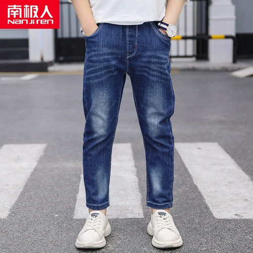Осенние джинсы для мальчиков, тонкие штаны, детские повседневные брюки для отдыха, подходят для подростков, коллекция 2022