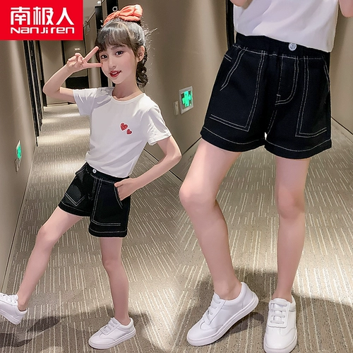 Детские джинсы, летние штаны, тонкие шорты, спортивная летняя одежда, сезон 2021, подходят для подростков