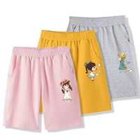 [3 куска чистого хлопка] розовая соломенная шляпа-желтая воздушная пузырьковая кошка-зернистость