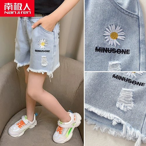 Детские джинсы, летние штаны, тонкие шорты, спортивная летняя одежда, сезон 2021, подходят для подростков