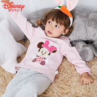Đồ lót trẻ em Disney cho bé trai và bé gái mùa thu đông cộng với quần áo nhung mùa thu quần áo trẻ em quần áo ấm cho bé thời trang trẻ em cao cấp