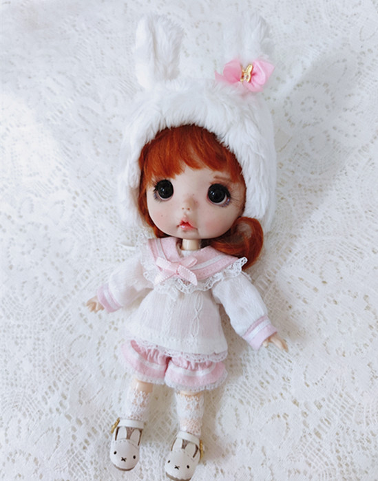 ob11 va coat navy collar suit plush rabbit earcap GSC ddf PICCODO ymy point small taunted body