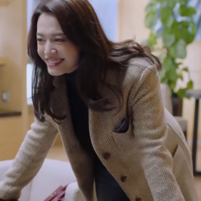 21 autumn and winter New Yao Morning stars with the same minor suit Han version retro classic cashmere wool 100 lap jacket woman