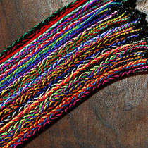 Nine-eye non-extermination steel wire rope customized handrope male and female bracelet DIY fit rope handmade colored red purple rope