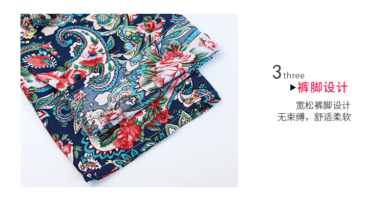 Mùa hè trung niên và tuổi già cotton pyjama quần nữ trung niên mẹ già phần mỏng quần lỏng cotton nhân tạo nhà quần quan sot nam