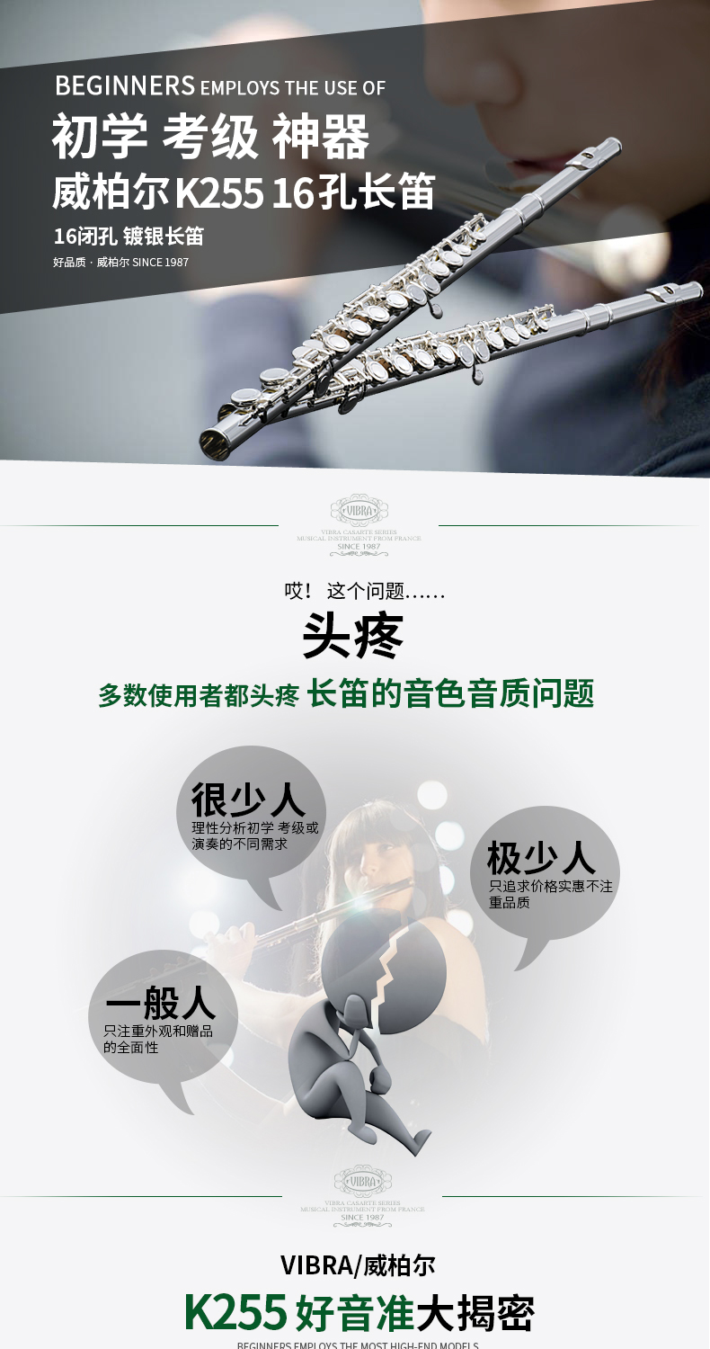 威柏尔长笛怎么样,老师推荐的牌子质量应该不会差吧