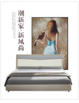 The new light luxury economy headboard soft bag floor by backplane Simple modern single buy a headboard double layer 1 8 meters