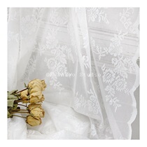 ins lace tablecloth vintage lace lace curtain cloth coffee tablecloth cut-out translucent shooting background cloth