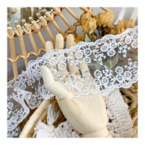 Ins style simple lace streamer embroidery mesh swing prop earring jewelry decorative posing objects