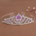 Sophia Princess Vương miện Mũ trẻ em Cô gái headband Hairpin Ice Romance Băng đô với Răng Trượt Crystal Diamond bờm tóc nam Phụ kiện tóc