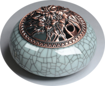 Dragon Quanqing Porcelain Ceramic Incense Stove Chinese Imitation Antique Incense Stove With Lid Delivery Pan Wire Dual-use Citon Hot Sell