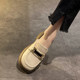 ຄົນອັບເດດ: Platform Mule Shoes Single Shoes Baotou Slippers 2023 New Summer Retro Casual Super Hot Half Slippers Thick Sole