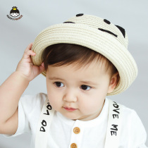 Childrens Hats Sunscreen Hats Tide Baby Hats Summer Boys Fishermans Hats Straw Hats Cool Hats Baby Sun Hats Thin