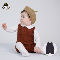 Autumn and winter baby sweater coat girl round neck sweater baby sweater jumpsuit children sweater boy pullover