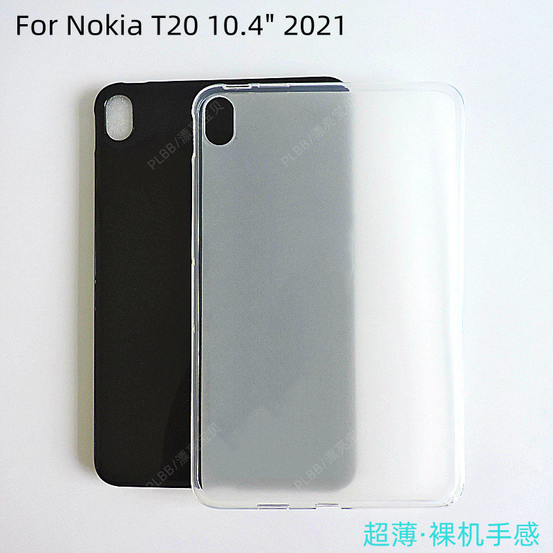 Suitable for Nokia T20 10.4-Inch 2021 Tablet Protective Case Nokia T20 Full-Edge Matte Anti-Drop Transparent Soft Case Ultra-Thin Anti-Slip Silicone Case Simple Version Suitable for Nokia T20 10.4-Inch 2021 Tablet Protective Case Nokia T20 Full-Edge Matte Anti-Drop Transparent Soft Case Ultra-Thin Anti-Slip Silicone Case Simple Version