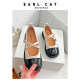 Earl Cat Mary Jane Shoes Women's 2024 New Summer Women's Shoes College Style Single Shoes Flat Genuine Leather ເກີບຫນັງຂະຫນາດນ້ອຍ