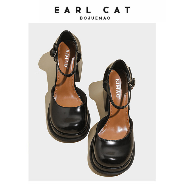 ເກີບສົ້ນສູງ Earl Cat ຝຣັ່ງ Mary Jane ເກີບຜູ້ຍິງປີ 2024 ລະດູໃບໄມ້ປົ່ງ ແລະລະດູຮ້ອນ ເກີບສົ້ນສູງສົ້ນສູງສົ້ນຕີນສົ້ນຕີນສົ້ນສູງທີ່ມີ Baotou